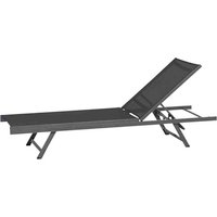 SIENA GARDEN Gartenliege »Tropic«, Alu/Textil – grau SIENA GARDEN Gartenliege »Tropic«, Alu/Textil – grau