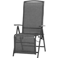 SIENA GARDEN Relaxsessel »Livorno«, Aluminium, BxHxT: 58,5 x 113 x 70 cm – grau SIENA GARDEN Relaxsessel »Livorno«, Aluminium, BxHxT: 58,5 x 113 x 70 cm – grau