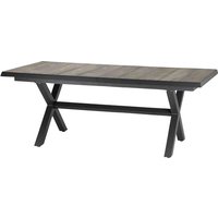 SIENA GARDEN Gartentisch »Sincro«, mit Keramik-Tischplatte, BxTxH: 200 x 100 x 74 cm – grau SIENA GARDEN Gartentisch »Sincro«, mit Keramik-Tischplatte, BxTxH: 200 x 100 x 74 cm – grau