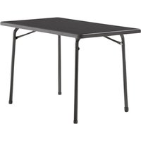 SIEGER Gartentisch, BxHxL: 70 x 72 x 115 cm, Tischplatte: Mecalit-pro – grau SIEGER Gartentisch, BxHxL: 70 x 72 x 115 cm, Tischplatte: Mecalit-pro – grau