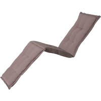 MADISON Liegenauflage »Panama«, braun, Uni, BxL: 65 x 190 cm – grau MADISON Liegenauflage »Panama«, braun, Uni, BxL: 65 x 190 cm – grau