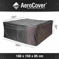 AEROCOVER Sitzgruppenschutzhülle, BxHxT: 160 x 85 x 150 cm, Kunstfaser – grau AEROCOVER Sitzgruppenschutzhülle, BxHxT: 160 x 85 x 150 cm, Kunstfaser – grau
