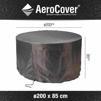 AEROCOVER Sitzgruppenschutzhülle, BxH: 85 x 85 cm, Kunstfaser – grau AEROCOVER Sitzgruppenschutzhülle, BxH: 85 x 85 cm, Kunstfaser – grau