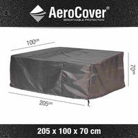 AEROCOVER Loungemöbelschutzhülle, BxHxT: 205 x 70 x 100 cm, Kunstfaser – grau AEROCOVER Loungemöbelschutzhülle, BxHxT: 205 x 70 x 100 cm, Kunstfaser – grau