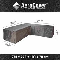 AEROCOVER Loungemöbelschutzhülle, BxH: 270 x 70 cm, Kunstfaser – grau AEROCOVER Loungemöbelschutzhülle, BxH: 270 x 70 cm, Kunstfaser – grau