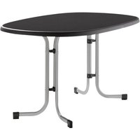 SIEGER Klapptisch »Boulevard«, BxHxT: 140 x 72 x 90 cm, Tischplatte: Mecalit-pro – grau SIEGER Klapptisch »Boulevard«, BxHxT: 140 x 72 x 90 cm, Tischplatte: Mecalit-pro – grau