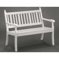 BLOME Gartenbank »Hohenzollern«, Kunststoff, 3-Sitzer, BxHxT: 160 x 88 x 69 cm – weiss BLOME Gartenbank »Hohenzollern«, Kunststoff, 3-Sitzer, BxHxT: 160 x 88 x 69 cm – weiss