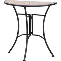 SIENA GARDEN Anstelltisch »Prato«, BxHxT: 70 x 71,5 x 35,5 cm, Stahl/Keramik – schwarz SIENA GARDEN Anstelltisch »Prato«, BxHxT: 70 x 71,5 x 35,5 cm, Stahl/Keramik – schwarz