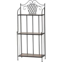 SIENA GARDEN Gartenregal »Prato«, 143 x 29 cm, Stahl – schwarz SIENA GARDEN Gartenregal »Prato«, 143 x 29 cm, Stahl – schwarz