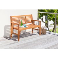 SIENA GARDEN Bank, Holz, 2-Sitzer, BxHxT: 120 x 90 x 59,5 cm – beige SIENA GARDEN Bank, Holz, 2-Sitzer, BxHxT: 120 x 90 x 59,5 cm – beige