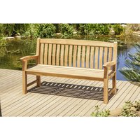 CASAYA Bank »Costeau«, Holz, 3-Sitzer, BxHxT: 160 x 96 x 71,5 cm – braun CASAYA Bank »Costeau«, Holz, 3-Sitzer, BxHxT: 160 x 96 x 71,5 cm – braun