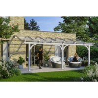 SKANHOLZ Terrassenüberdachung »Venezia«, Breite: 648 cm, Dach: Polycarbonat (PC), weiß – weiss SKANHOLZ Terrassenüberdachung »Venezia«, Breite: 648 cm, Dach: Polycarbonat (PC), weiß – weiss