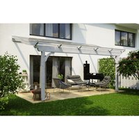 SKANHOLZ Terrassenüberdachung »Verona«, Breite: 541 cm, Dach: Polycarbonat (PC), weiß – weiss SKANHOLZ Terrassenüberdachung »Verona«, Breite: 541 cm, Dach: Polycarbonat (PC), weiß – weiss