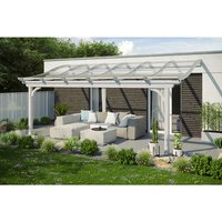 SKANHOLZ Terrassenüberdachung »Verona«, Breite: 648 cm, Dach: Polycarbonat (PC), weiß – weiss SKANHOLZ Terrassenüberdachung »Verona«, Breite: 648 cm, Dach: Polycarbonat (PC), weiß – weiss