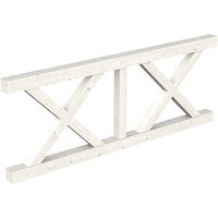 SKANHOLZ Brüstung, B x H: 220 x 84 cm, Holz, Farbe: weiß SKANHOLZ Brüstung, B x H: 220 x 84 cm, Holz, Farbe: weiß