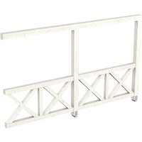 SKANHOLZ Seitenwand, B x H: 355 x 210 cm, Holz, Farbe: weiß SKANHOLZ Seitenwand, B x H: 355 x 210 cm, Holz, Farbe: weiß