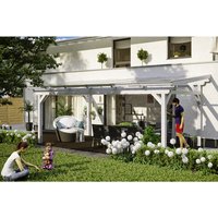 SKANHOLZ Terrassenüberdachung »Sanremo«, Breite: 648 cm, Dach: Polycarbonat (PC), weiß – weiss SKANHOLZ Terrassenüberdachung »Sanremo«, Breite: 648 cm, Dach: Polycarbonat (PC), weiß – weiss