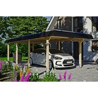 SKANHOLZ Carport »Wendland«, BxT: 362 x 870 cm, Firsthöhe: 243 cm, unbehandelt – beige SKANHOLZ Carport »Wendland«, BxT: 362 x 870 cm, Firsthöhe: 243 cm, unbehandelt – beige