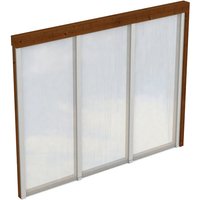 SKANHOLZ Seitenwand, B x H: 305 x 200 cm, Holz, Farbe: nussbaum SKANHOLZ Seitenwand, B x H: 305 x 200 cm, Holz, Farbe: nussbaum