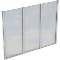 SKANHOLZ Seitenwand, B x H: 243 x 200 cm, Holz, Farbe: weiß SKANHOLZ Seitenwand, B x H: 243 x 200 cm, Holz, Farbe: weiß