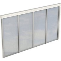 SKANHOLZ Seitenwand, B x H: 355 x 200 cm, Holz, Farbe: weiß SKANHOLZ Seitenwand, B x H: 355 x 200 cm, Holz, Farbe: weiß