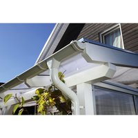 SKANHOLZ Regenrinnenset, Stahl, weiß SKANHOLZ Regenrinnenset, Stahl, weiß