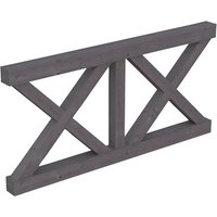 SKANHOLZ Brüstung, B x H: 78,5 x 84 cm, Holz, Farbe: schiefergrau SKANHOLZ Brüstung, B x H: 78,5 x 84 cm, Holz, Farbe: schiefergrau