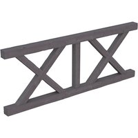 SKANHOLZ Brüstung, B x H: 78,5 x 84 cm, Holz, Farbe: schiefergrau SKANHOLZ Brüstung, B x H: 78,5 x 84 cm, Holz, Farbe: schiefergrau