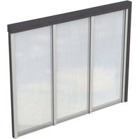 SKANHOLZ Seitenwand, B x H: 78,5 x 200 cm, Holz, Farbe: schiefergrau SKANHOLZ Seitenwand, B x H: 78,5 x 200 cm, Holz, Farbe: schiefergrau