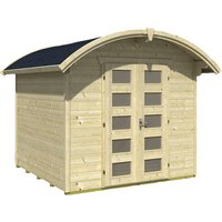 SKANHOLZ Gartenhaus »Delft«, Holz, BxHxT: 290 x 252 x 250 cm (Außenmaße inkl. Dachüberstand) - beige |  Holz  |  6,25 m² SKANHOLZ Gartenhaus »Delft«, Holz, BxHxT: 290 x 252 x 250 cm (Außenmaße inkl. Dachüberstand) - beige |  Holz  |  6,25 m²