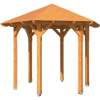 SKANHOLZ Pavillon »Colmar 1«, Zeltdach, sechseckig, BxHxT: 360 x 292 x 312 cm – beige SKANHOLZ Pavillon »Colmar 1«, Zeltdach, sechseckig, BxHxT: 360 x 292 x 312 cm – beige