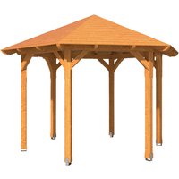 SKANHOLZ Pavillon »Colmar 2«, Zeltdach, sechseckig, BxHxT: 420 x 304 x 364 cm – beige SKANHOLZ Pavillon »Colmar 2«, Zeltdach, sechseckig, BxHxT: 420 x 304 x 364 cm – beige