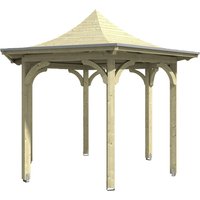SKANHOLZ Pavillon »Versailles«, Zeltdach, sechseckig, BxHxT: 418 x 332 x 360 cm – beige SKANHOLZ Pavillon »Versailles«, Zeltdach, sechseckig, BxHxT: 418 x 332 x 360 cm – beige