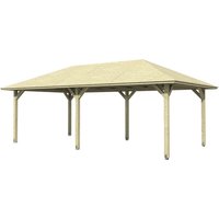 SKANHOLZ Pavillon »Orleans 2«, Zeltdach, viereckig, BxHxT: 439 x 329 x 786 cm – beige SKANHOLZ Pavillon »Orleans 2«, Zeltdach, viereckig, BxHxT: 439 x 329 x 786 cm – beige