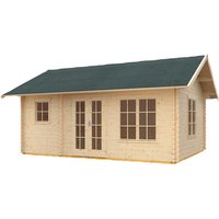 SKANHOLZ Gartenhaus »Esbjerg 2«, BxT: 660 x 520 cm (Aufstellmaße), Satteldach – beige Rabatt: 8 % – 34.32 qm SKANHOLZ Gartenhaus »Esbjerg 2«, BxT: 660 x 520 cm (Aufstellmaße), Satteldach – beige Rabatt: 8 % – 34.32 qm