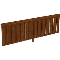 SKANHOLZ Brüstung, B x H: 270 x 84 cm, Holz, Farbe: nussbaum SKANHOLZ Brüstung, B x H: 270 x 84 cm, Holz, Farbe: nussbaum