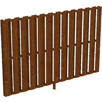 SKANHOLZ Seitenwand, B x H: 255 x 160 cm, Holz, Farbe: nussbaum SKANHOLZ Seitenwand, B x H: 255 x 160 cm, Holz, Farbe: nussbaum