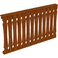 SKANHOLZ Brüstung, B x H: 170 x 96 cm, Holz, Farbe: nussbaum SKANHOLZ Brüstung, B x H: 170 x 96 cm, Holz, Farbe: nussbaum