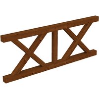 SKANHOLZ Brüstung, B x H: 220 x 84 cm, Holz, Farbe: nussbaum SKANHOLZ Brüstung, B x H: 220 x 84 cm, Holz, Farbe: nussbaum