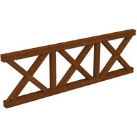 SKANHOLZ Brüstung, B x H: 270  x 84  cm, Holz, Farbe: nussbaum |  Fichte SKANHOLZ Brüstung, B x H: 270  x 84  cm, Holz, Farbe: nussbaum |  Fichte