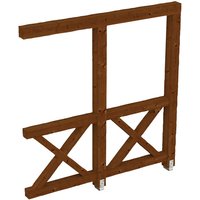 SKANHOLZ Seitenwand, B x H: 205 x 210 cm, Holz, Farbe: nussbaum SKANHOLZ Seitenwand, B x H: 205 x 210 cm, Holz, Farbe: nussbaum