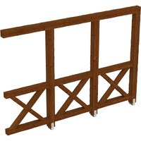 SKANHOLZ Seitenwand, B x H: 305 x 210 cm, Holz, Farbe: nussbaum SKANHOLZ Seitenwand, B x H: 305 x 210 cm, Holz, Farbe: nussbaum