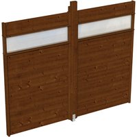 SKANHOLZ Wand für Pavillon »Toulouse«, Breite: 270 cm, Holz, nussbaum – braun SKANHOLZ Wand für Pavillon »Toulouse«, Breite: 270 cm, Holz, nussbaum – braun