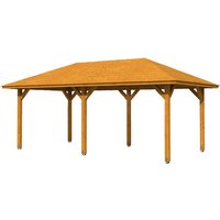 SKANHOLZ Pavillon »Orleans 1«, Zeltdach, viereckig, BxHxT: 374 x 314 x 656 cm – beige SKANHOLZ Pavillon »Orleans 1«, Zeltdach, viereckig, BxHxT: 374 x 314 x 656 cm – beige