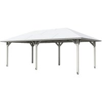 SKANHOLZ Pavillon »Orleans 2«, Zeltdach, viereckig, BxHxT: 439 x 329 x 786 cm – weiss SKANHOLZ Pavillon »Orleans 2«, Zeltdach, viereckig, BxHxT: 439 x 329 x 786 cm – weiss