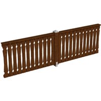 SKANHOLZ Brüstung, B x H: 335  x 96  cm, Holz, Farbe: nussbaum |  Holz SKANHOLZ Brüstung, B x H: 335  x 96  cm, Holz, Farbe: nussbaum |  Holz