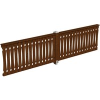 SKANHOLZ Brüstung, B x H: 400  x 96  cm, Holz, Farbe: nussbaum |  Holz SKANHOLZ Brüstung, B x H: 400  x 96  cm, Holz, Farbe: nussbaum |  Holz