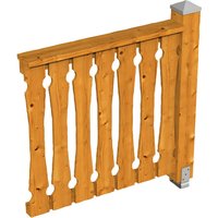 SKANHOLZ Brüstung, B x H: 108 x 96 cm, Holz, Farbe: eiche hell SKANHOLZ Brüstung, B x H: 108 x 96 cm, Holz, Farbe: eiche hell