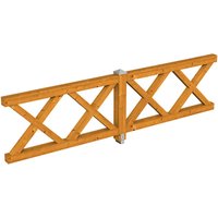 SKANHOLZ Brüstung, B x H: 335 x 84 cm, Holz, Farbe: eiche hell SKANHOLZ Brüstung, B x H: 335 x 84 cm, Holz, Farbe: eiche hell