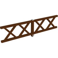 SKANHOLZ Brüstung, B x H: 400 x 84 cm, Holz, Farbe: nussbaum SKANHOLZ Brüstung, B x H: 400 x 84 cm, Holz, Farbe: nussbaum